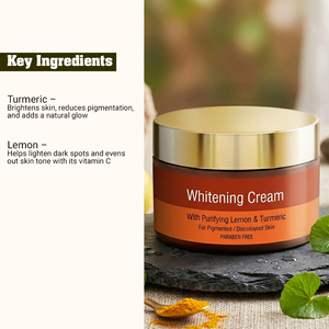 Crema blanqueadora y depigmentante más vendida con limón purificador y cúrcuma para la piel disponible a un precio razonable - Product Image 3
