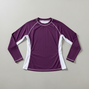 Maillot de bain respirant pour femme à manches longues, protection UV, séchage rapide, extensible, vente en gros - Product Image 3