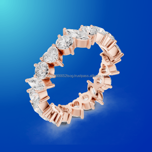 Drapeado joyas 10K oro grabado anillo personalizado joyería regalo - Product Image 1