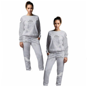 Ensembles de survêtements pour femmes de haute qualité, vêtements décontractés en coton, nouveaux arrivages, ensemble 2 pièces pour femmes en vente - Product Image 4