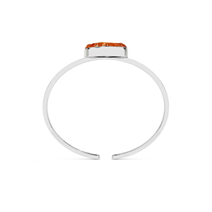 BLAZELS 925 Sterling Silver Twister <b>Bracelet</b> Sunstone Gemstone Rough Shape Natural Bezel Setting Trendy Women Gift Party High - Product Image 2