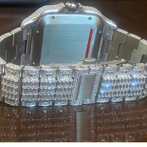 Reloj de Diamantes Moissanite DEF de Alta Calidad, Estilo Hip Hop, con Mecanismo Mecánico Automático y Manual - Product Image 6