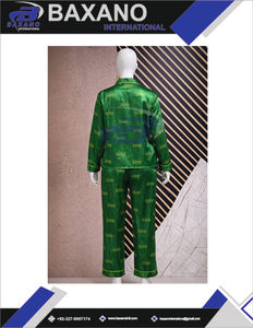 Chi Eta phi ชุดเสื้อผ้าซาตินสำหรับใส่นอนชุดเสื้อผ้าและกางเกงสามารถปรับแต่งโลโก้ได้ - Product Image 4