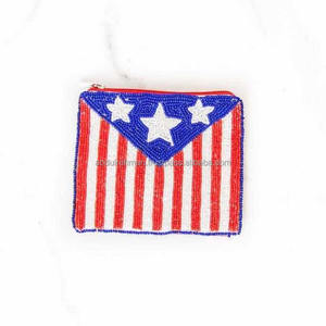 Monedero adornado con cuentas Vintage para mujer, bolso de dinero en efectivo múltiple, embrague con cierre de cremallera, regalo de embrague de moda para mujer - Product Image 6