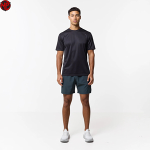 Conjunto de Pantalones Cortos Deportivos para Hombre, Transpirables, de Poliéster, 2 Piezas, para Verano, Ropa Deportiva, Conjuntos de Entrenamiento - Product Image 1