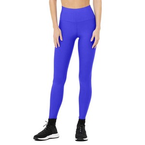 Ensemble de yoga pour femmes, soutien-gorge de sport sans manches à dos nageur, leggings taille haute pleine longueur, tenue de sport 2 pièces, couleur unie avec détails en maille - Product Image 5