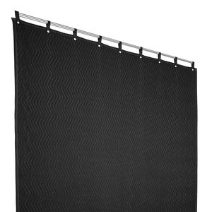 Manta Acústica Extra Grande de 96 x 80 Pulgadas con Ojales, Bloqueador de Luz para Puertas, Materiales de Insonorización - Product Image 3