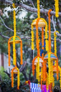 Indian <b>gold</b> Garland Artificial Flowers for Wedding Party Diwali Mexican Day Haldi Mehndi Wedding Decorations Party <b>Strings</b> - Product Image 3