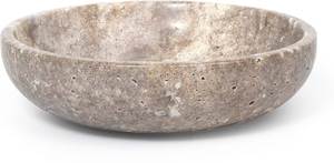 Premium Natural Travertine Marble Bowl For Hotel Restaurant Kitchen Counter And <b>Dining</b> <b>Table</b> Decoration - Product Image 2