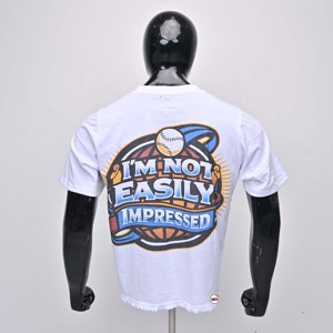 T-shirt de baseball blanc pour homme de qualité supérieure avec logo personnalisé, imprimé, décontracté, col rond, manches courtes, coupe classique, en coton - Product Image 4