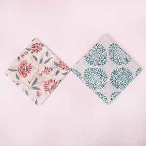 Unisex Wristband Cotton <b>Square</b> Bandana <b>Scarf</b> Floral Print Skin Friendly Spring Summer Casual Wear Bohemian Wrap - Product Image 2