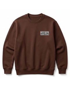 เสื้อสเวตเชิ้ตคอกลมผู้ชาย KEEPER SPORTSINC ผ้าฟลีซเนื้อหนัก 100% คอตตอน ทรงปกติ สีพื้น สวมใส่สบายๆ สำหรับฤดูใบไม้ร่วง - Product Image 3