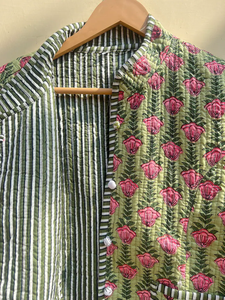 Edredón Acolchado Hecho a Mano en India, 100% Algodón Ecológico, Antiarrugas, Transpirable, de Secado Rápido, con Estampado Digital y Bolsillo Frontal, para Primavera/Otoño - Product Image 2