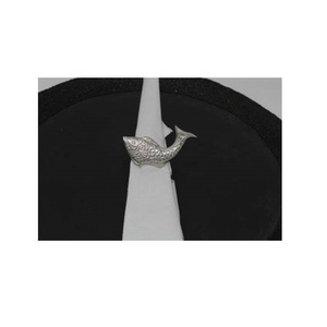 Anillos de Servilleta de Coral Plateado al por Mayor, Diseño Moderno, Ecológicos, Duraderos, de Metal, Tema Oceánico, Decoración de Mesa, Suministros para Bodas en la Playa, OEM - Product Image 2