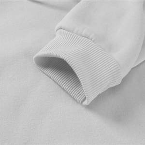 Sudadera de Cuello Redondo para Hombre, Corte Regular, Color Sólido, Informal, Manga Larga, Tejida, 100% Algodón, Ropa de Otoño - Product Image 6