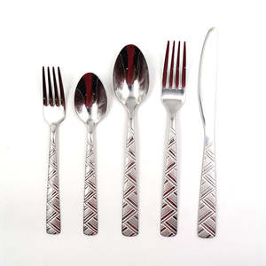 Heavy Duty Stainless Steel Cutlery Set | Strong Spoon <b>Fork</b> <b>Knife</b> for Catering Hotels <b>and</b> Cafes - Product Image 1