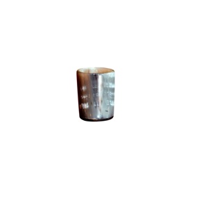 Verre à shot élégant en corne de buffle, fait main, en corne naturelle, tasse à boire rustique, accessoire de service de boissons unique, collection d'articles de bar - Product Image 6