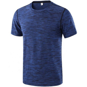 T-shirts pour hommes à manches courtes, coton et polyester, coupe classique, lavables, faible MOQ, prix de gros abordable - Product Image 1