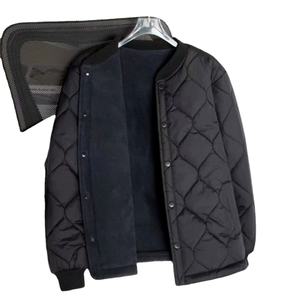 OEM Custom logo Embroidery Printed Design Cotton-padded <b>Jacket</b> Liner Short Style Dad Plus <b>Velvet</b> Cotton-padded <b>Jacket</b> - Product Image 1