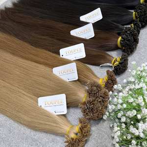 Extensions de cheveux à pointe plate humaine 100% de haute qualité sans perte de cheveux raides de vague naturelle cheveux vierges non transformés - Product Image 6