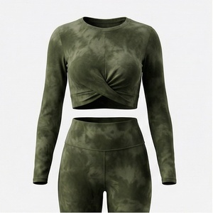 Women Yoga Wear <b>Sexy</b> Customized Color <b>Set</b> Activewear Sports <b>Bra</b> Running Leggings Design Gym Fitness Athletic Apparel - Product Image 1