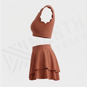 Nouvel ensemble de vêtements de sport sans couture, personnalisé, soutien-gorge de yoga et short, vêtements de sport pour femmes, tenue de fitness - Product Image 3