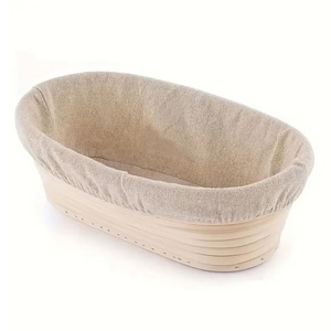 Panier à levée en rotin, prix usine, ensemble de paniers à levée en cannage (banneton), équipement de boulangerie - Product Image 3
