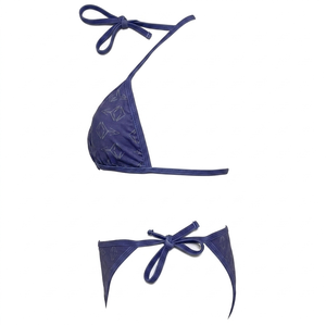 Wholesale Women Printed Bikini Set Custom Breathable Eco-friendly Quick Dry High Quality Fabric Underwire Front 2 Piece Set OEM - Product Image 5