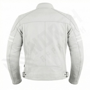 Chaqueta de Motociclista de Cuero Genuino para Hombre de la Mejor Calidad, Nueva Colección de Invierno, Chaquetas de Motocicleta con Protecciones Desmontables Personalizadas - Product Image 2