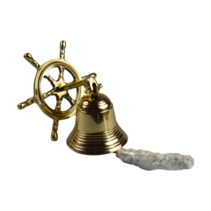 New <b>Brass</b> Dollar Sign Handle Design Hand <b>Bell</b> With Shiny Polished Finishing Design for Prayer Decor and Best Outdoor Decor <b>Bell</b> - Product Image 6