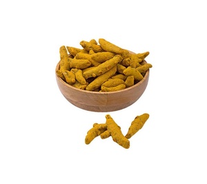 Cúrcuma Seca Premium Mezclada, en Dedos, Entera, Pulida Doble, Origen Kerala, Grado de Exportación a Granel, Raíz de Haldi Natural de Calidad - Product Image 1
