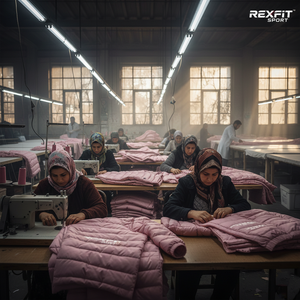 Chaqueta de Plumón de Invierno para Hombre y Mujer RexFit Sports, Chaqueta de Alta Calidad para Exteriores con Logotipo Bordado OEM - Product Image 6