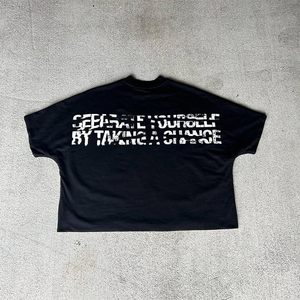 Camiseta de hombre de alta calidad, servicio OEM, conjunto deportivo de verano para hombre, ropa informal, camisetas de poliéster con estampado DTG para hombre, de las últimas tendencias. - Product Image 4