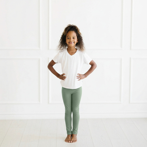 Leggings pour tout-petits, doux et respirants, 100% coton ou 95% coton de bambou avec 5% d'élasthanne - Product Image 2