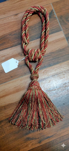 Traditional <b>Curtain</b> Tiebacks with Tassels for Elegant Window Decor - Product Image 3
