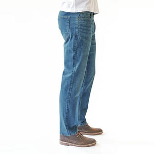 ODM Denim Jeans Manufacturer <b>Men</b> Relaxed Fit Denim Jeans High Quality Straight Denim Jeans Smart Casual <b>Trousers</b> - Product Image 4