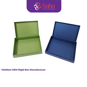 Gift Handmade Recyclable Bio-degradable <b>Kraft</b> Paper OEM Customizable Gold Foil Stamping Embossing Matt Lamination Vietnam <b>Boxes</b> - Product Image 4