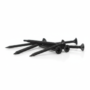 Tornillos PDC Modelo 9 Clase 8.8 de Acero al Carbono Negro, Rosca Gruesa, Cabeza Pan, Acabado Fosfatado para Fijación de Paneles de Yeso, Pulgada/Métrico - Product Image 5