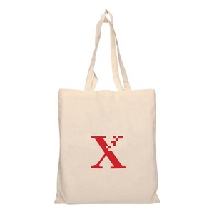 Sac à provisions fourre-tout en toile de coton biologique réutilisable écologique imprimé avec logo personnalisé lettre en vrac en toile de jute pour cadeau - Product Image 2