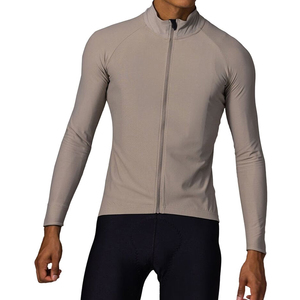 Maillot de cyclisme personnalisé léger à manches longues et fermeture éclair intégrale pour homme 2026 – Créez votre propre haut de course - Product Image 1