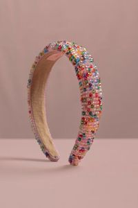 ที่คาดผมแบบมีฟองน้ำลายหัวใจสีแดงแบบกำหนดเอง ฐานผ้าสีดำ ที่คาดผมแบบกว้าง เครื่องประดับผมแฟชั่นสำหรับผู้หญิง ของตกแต่งผมสำหรับงานปาร์ตี้ - Product Image 2