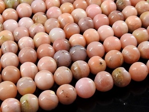ลูกปัดโอปอลของเปรูสีชมพูทรงกลมคริสตัลทรงกลมทรงกลมทรงกลมขนาด4มม. และ8มม. สำหรับทำเครื่องประดับ - Product Image 4