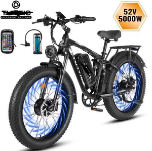 Bicicleta Eléctrica Tuttio-Adria26 de Doble Motor Más Vendida para Adultos, 52V, Rápida, de Largo Alcance, con Suspensión Completa - Product Image 1