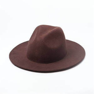 Chapeau Fedora en polyester tendance pour femmes et hommes, style classique, décontracté, à large bord, chapeau jazz - Product Image 4