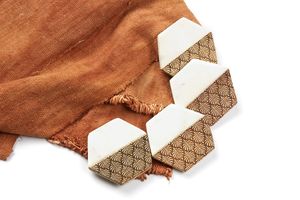 Premium Wood <b>Marble</b> Tea Coaster <b>Set</b> by NEHA ENTERPRISES Modern Round Beverage Coasters for <b>Coffee</b> <b>Table</b> - Product Image 4