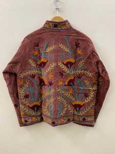 Suzani Embroidered Velvet Winter <b>Jacket</b> Handmade <b>Short</b> Festival Coat Ethnic Bohemian Outerwear Winter Kimono <b>Jacket</b> - Product Image 4
