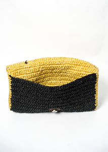 Bolso de Paja Bohemio Ecológico de Moda 2026, Bolso de Mano de Rafia Natural con Solapa de Crochet para Mujer, para Playa, Fiestas y Viajes - Product Image 5