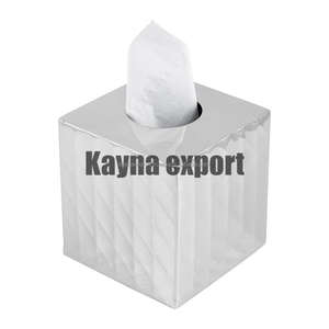 Nouveau design et texture boîte à mouchoirs en métal plaqué or forme personnalisée boîte à mouchoirs au look le plus abordable et le plus luxueux pour la vente en gros - Product Image 6