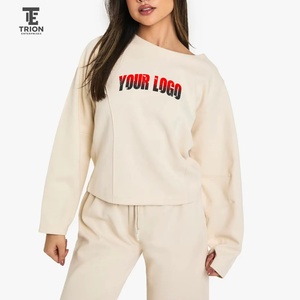 Sudaderas de Felpa para Mujer 2026, Cuello Redondo, para Gimnasio, de Algodón Transpirable, de Lujo, Talla Grande, al por Mayor, OEM - Product Image 1