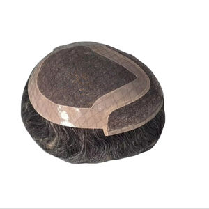 Peluca de Cabello Remy Chino Mono Front Lace Taz de Calidad Premium con Trama Única y Estilos de Ondas Profundas Naturales - Product Image 6